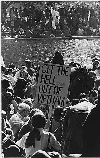 The movement against United States’ involvement in the Vietnam War began on college campuses, and gained national prominence in 1965, after the US began bombing North Vietnam. The movement against United States’ involvement in the Vietnam War began on college campuses, and gained national prominence in 1965, after the US began bombing North Vietnam.